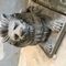 Odlewane metalowe rzeźby zwierząt Drzwi Duży posąg lwa z brązu